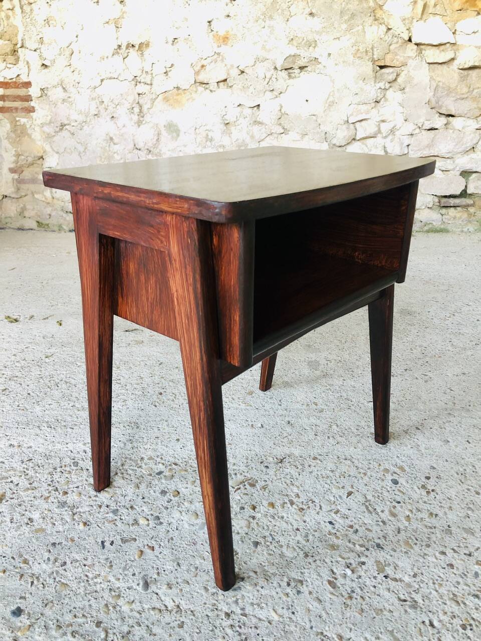 Vintage bedside table, Scandinavian style, Circa 60