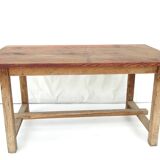 Solid wood farm table