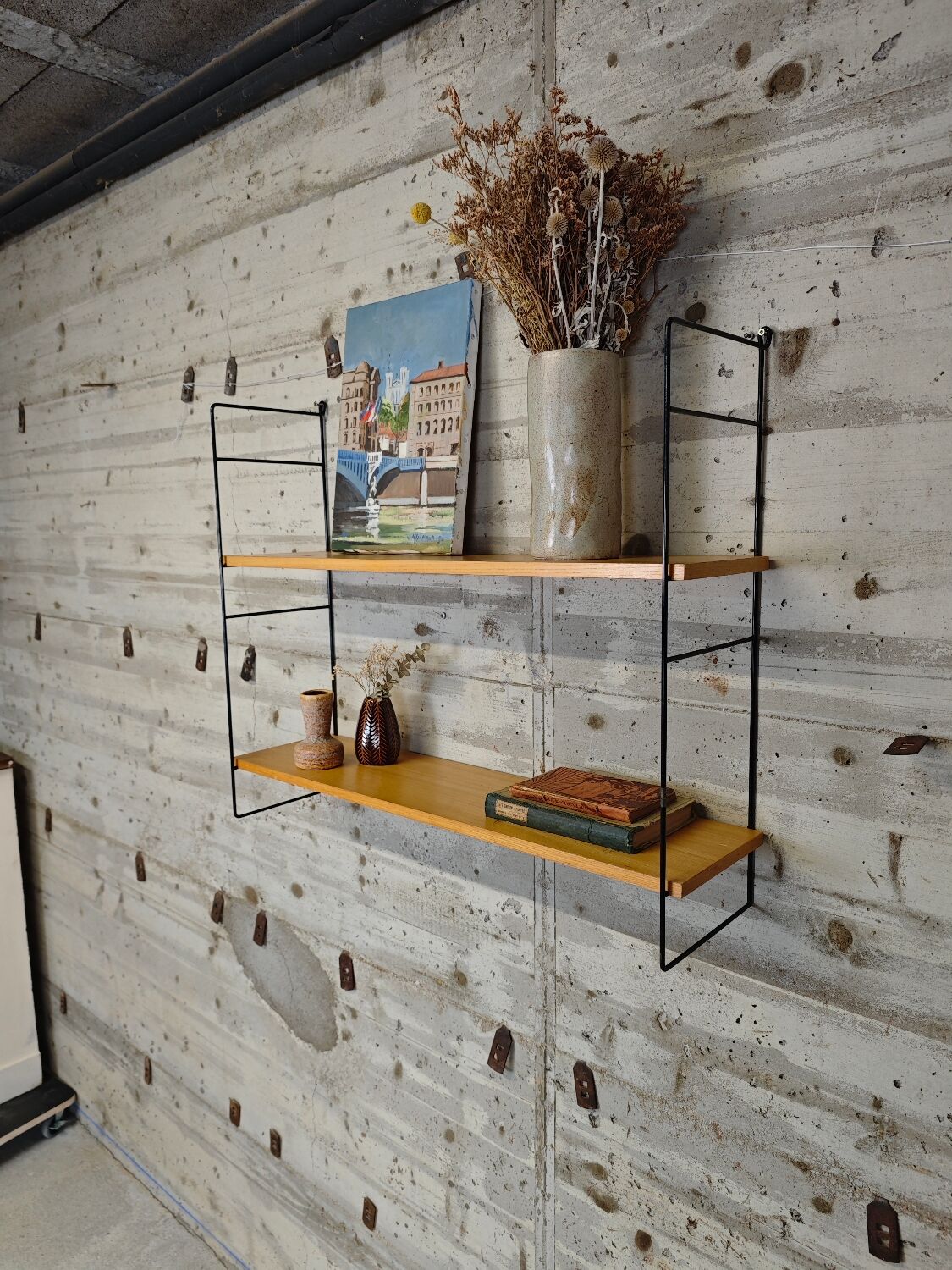 Vintage wall shelf