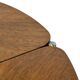 Vintage rosewood coffee table with glass, Denmark, 70s design