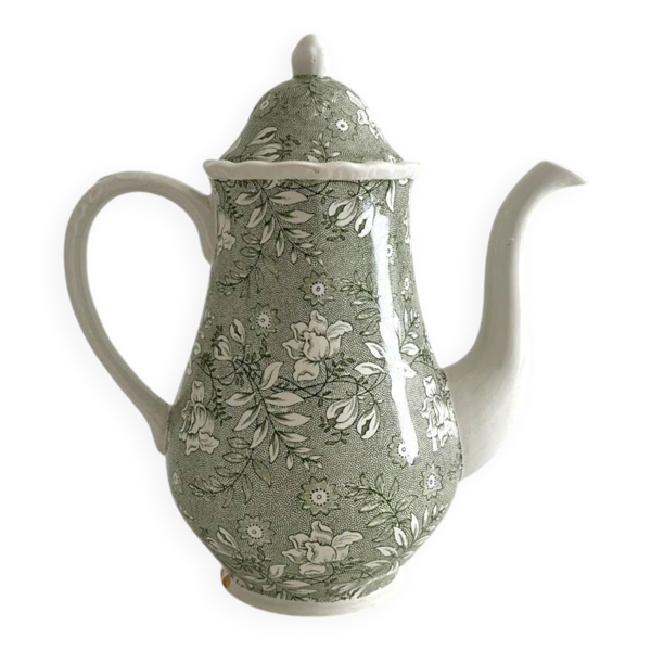 Théière faïence anglaise Royal Tudor Velvet Grindley of Stoke vintage