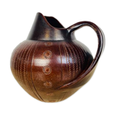 Cruche vase vintage Wilhelm Kagel en céramique