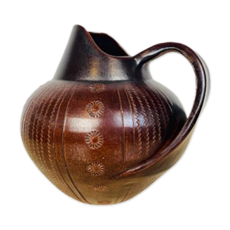 Cruche vase vintage Wilhelm Kagel en céramique