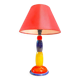 Multicolor Ceramic Totem Lamp, 1980
