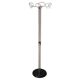 1970s chrome floor coat rack