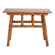 Table basse en bambou et en bois, années 1960