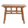 Table basse en bambou et en bois, années 1960