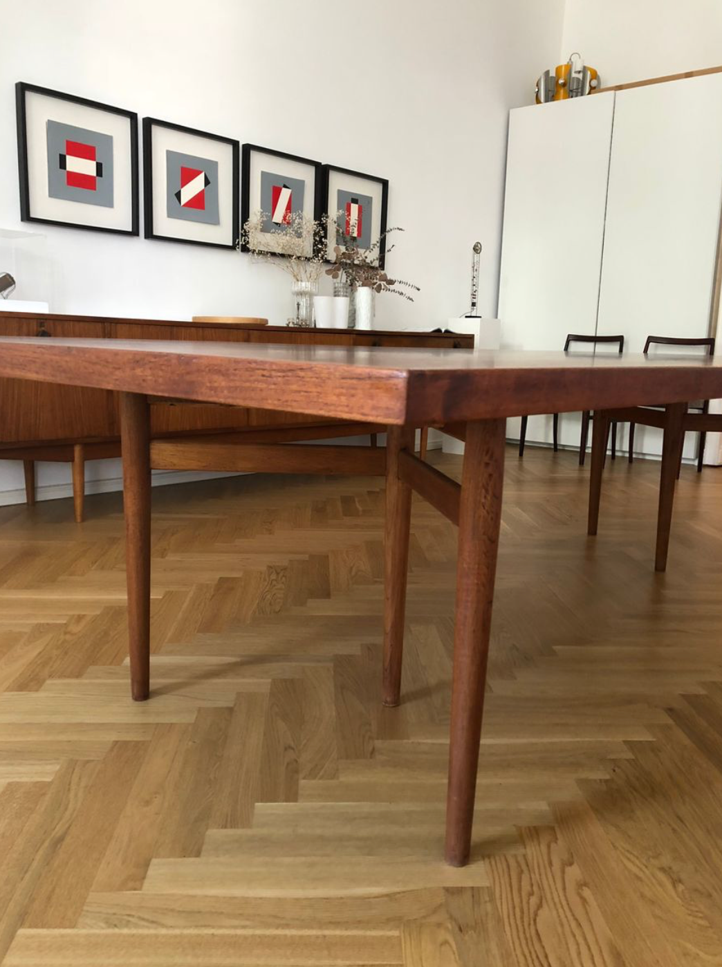 Teak dining table by Arne Vodder for Sibast, 1960