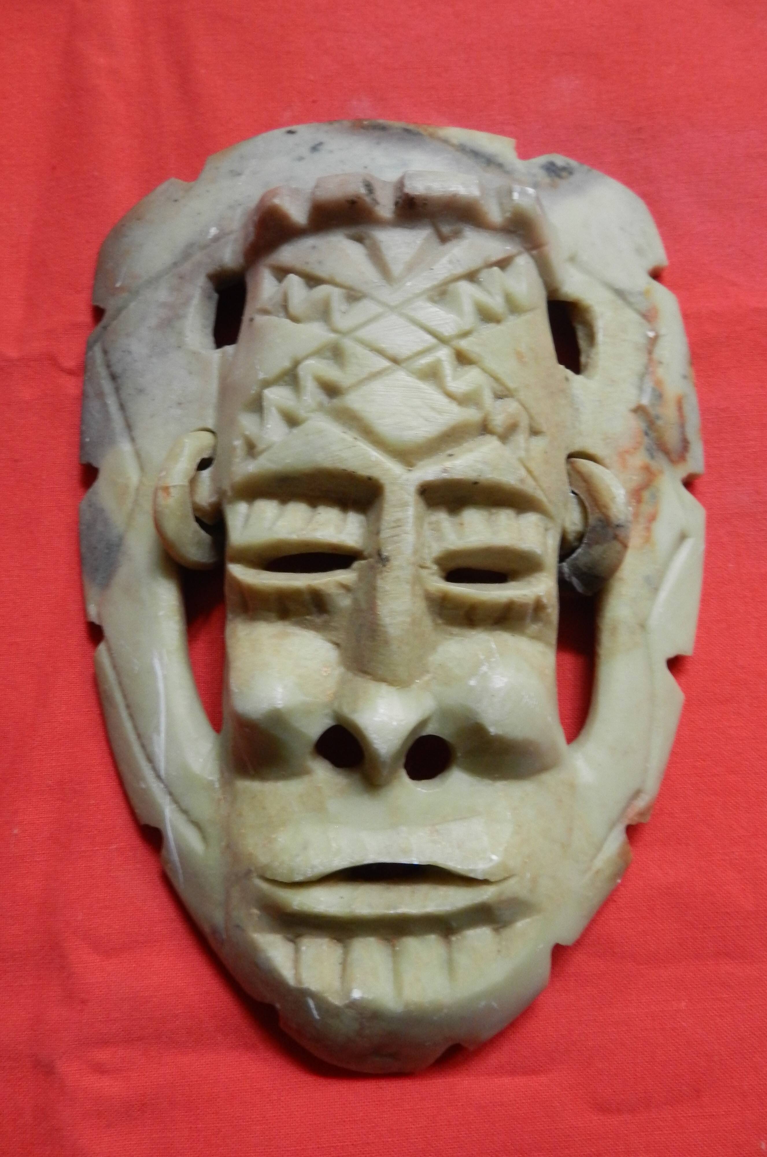 Chinese jade mask