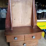 Wall dressing table with drawers
