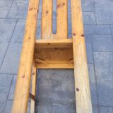 6 pine chairs