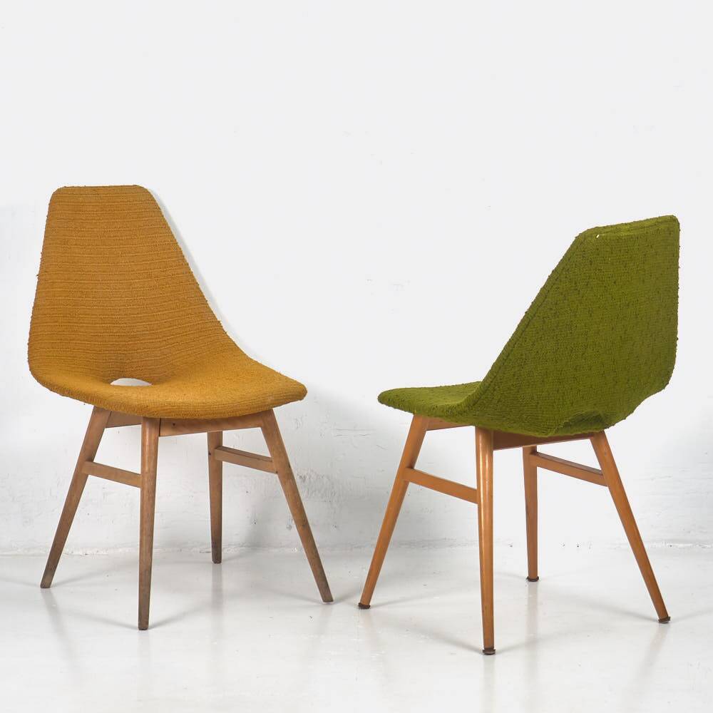 Vintage style chairs (circa 1950). 2-piece set #4