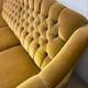Vintage ochre yellow sofa