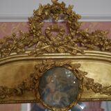 Fireplace mirror