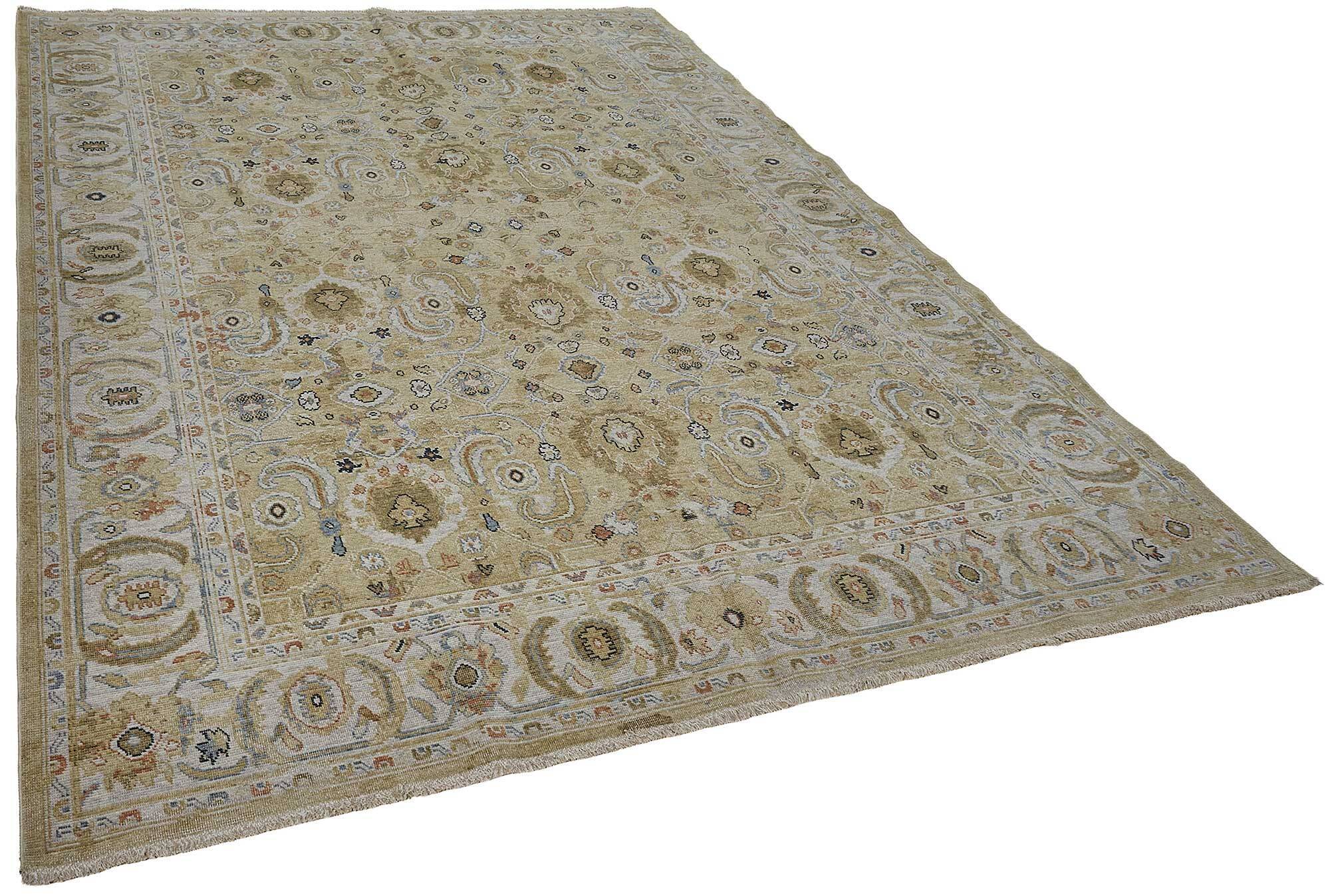 Turkish Handcrafted Loom Oushak Rug 207 cm x 295 cm