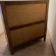 Commode vintage bois 4 tiroirs