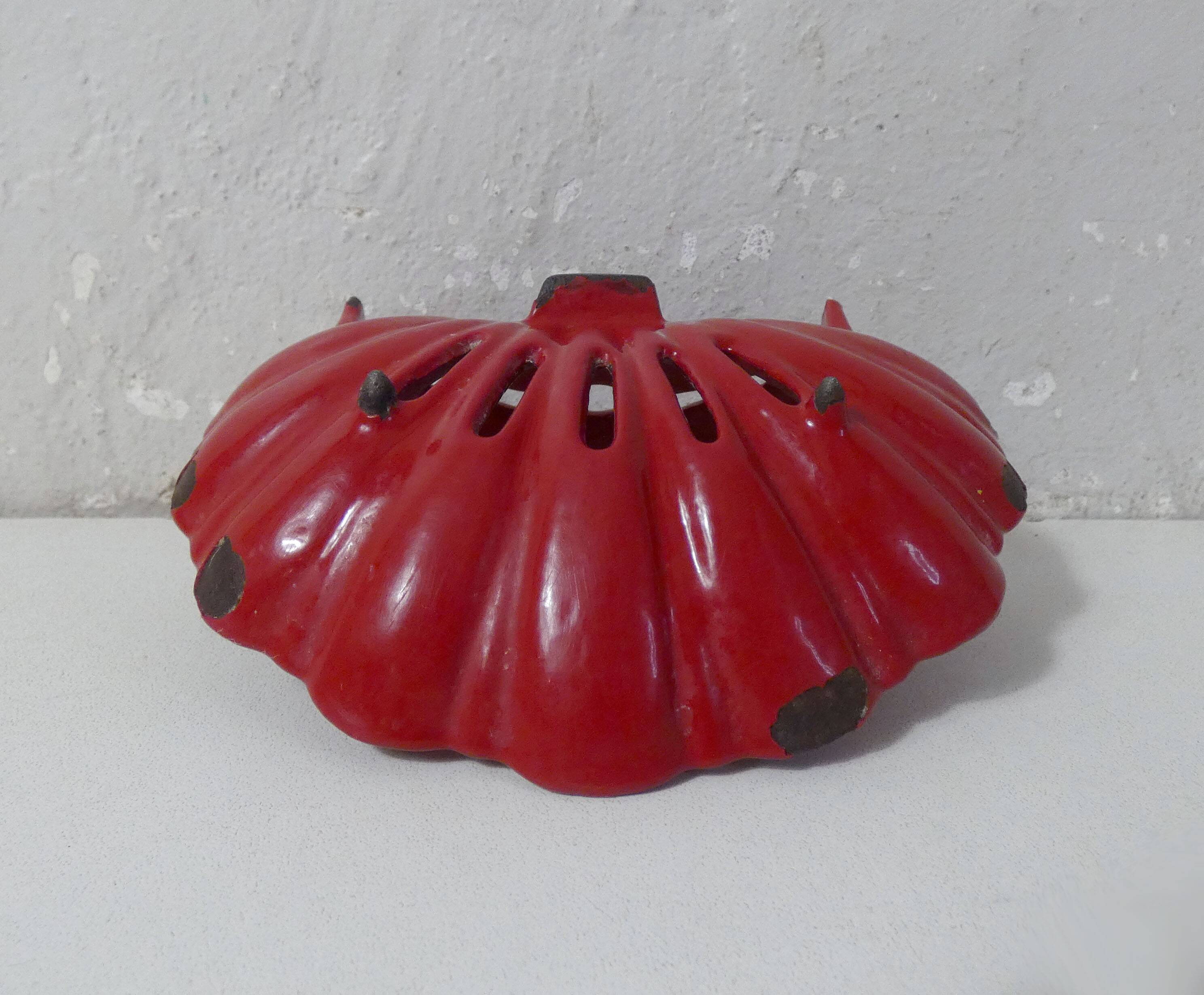 Old cast iron soap dish