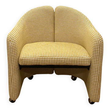 Fauteuil italien années 70 retapissé