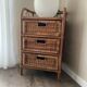 Meuble rotin vintage