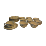 Set of 9 cups and under old Nimy Belgium Cup