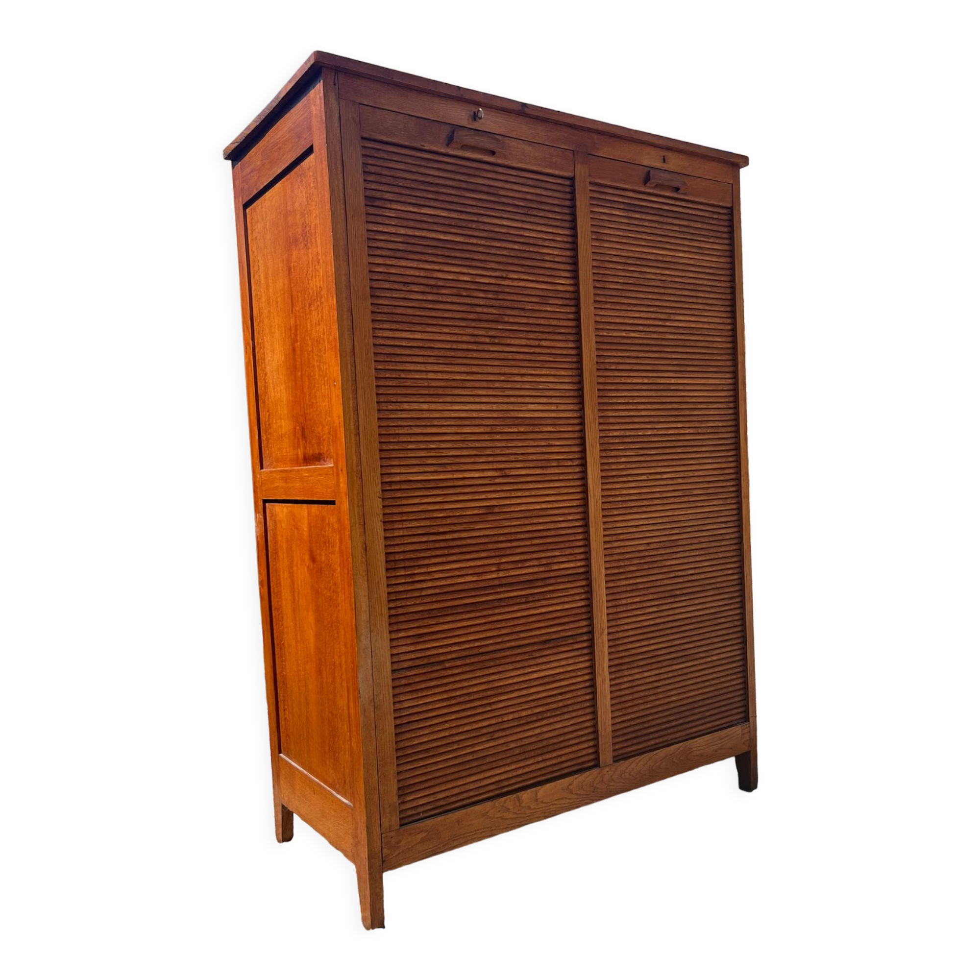 Double curtain binder