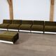 COR Orbis Modular Sofa In olive green Corduroy By Luigi Colani, 1970s