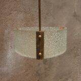 Suspension en verre et laiton