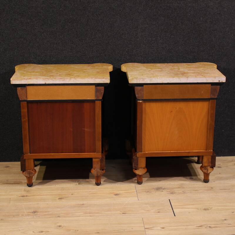 Pair of 20th-century Italian bedside tables