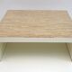 Table basse italienne moderne en résine et bambou