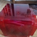 Set of 3 tables in plexiglas