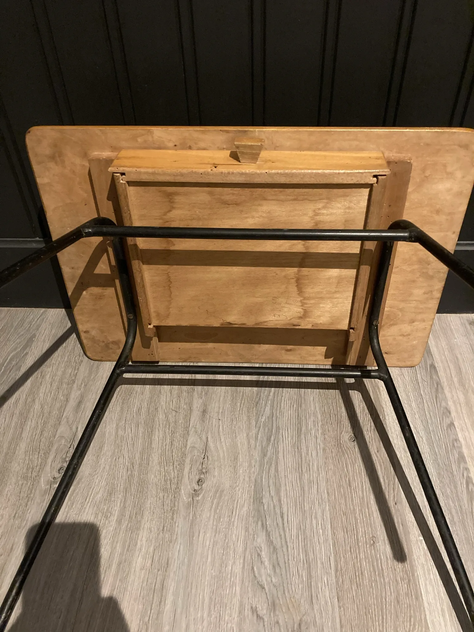 Small vintage children's desk, designed by Jacques Hitier.