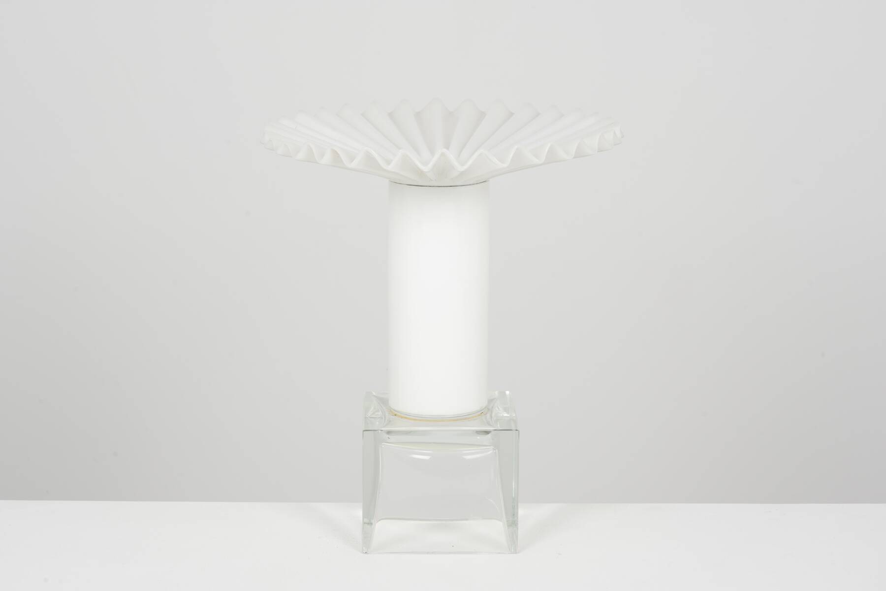 Vase Italien en verre circa 1980