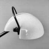 1970s white table lamp "alina" by valenti with box, made in italy