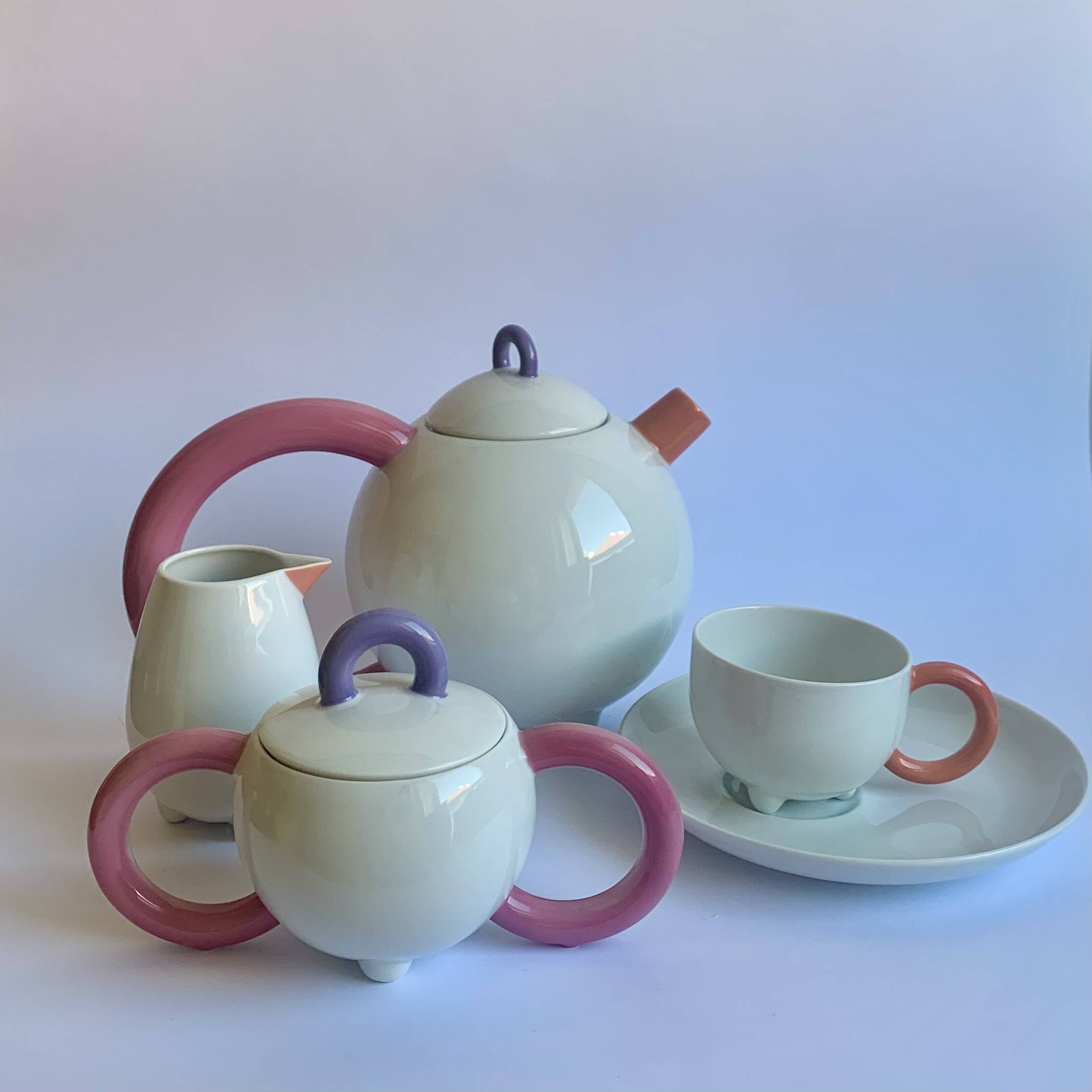 Tea Set Memphis, Arzberg Germany 1980