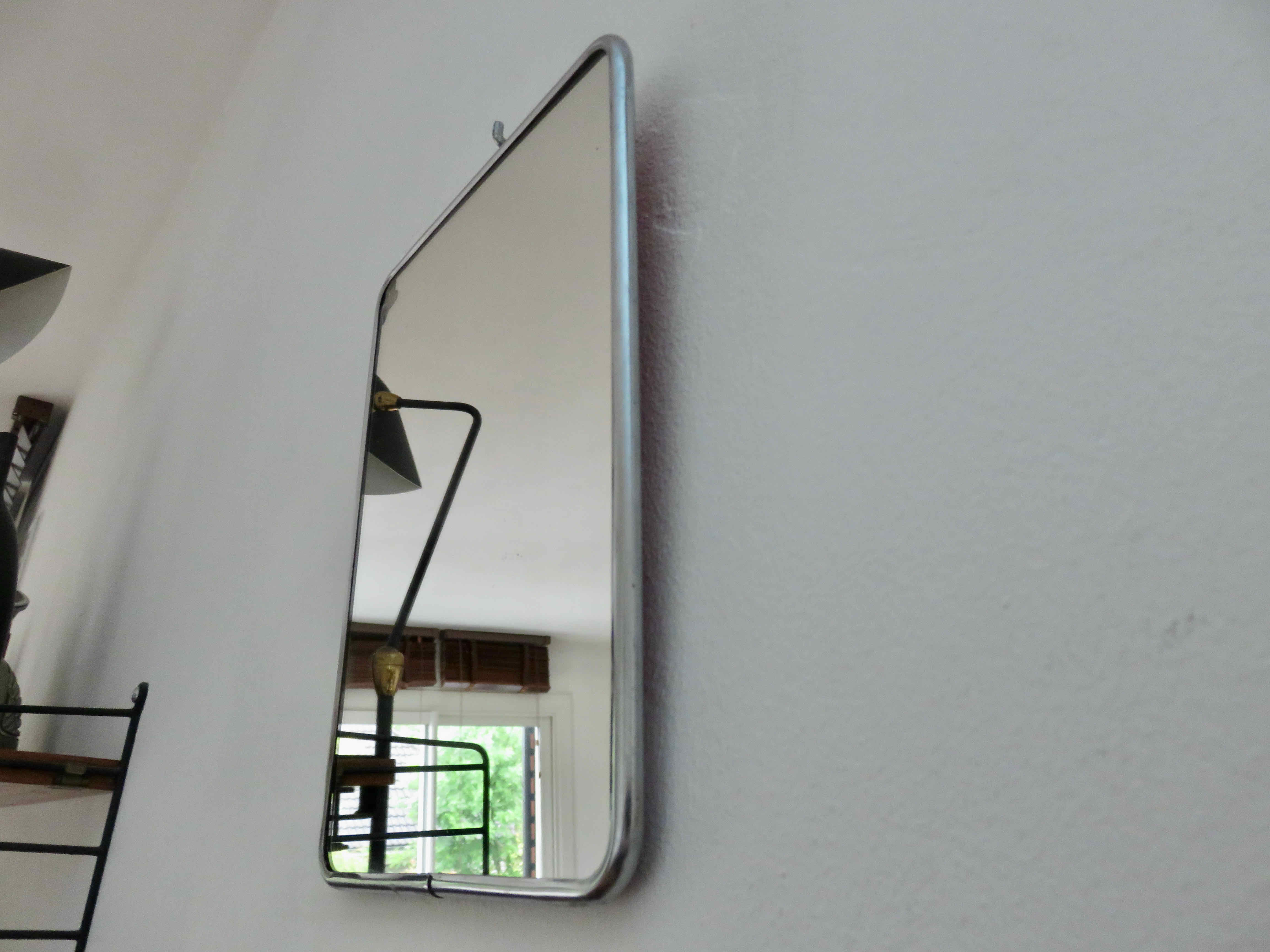 Miroir de barbier à poser ou à suspendre années 50 60