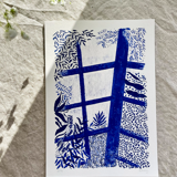 Blue botanical