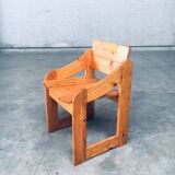 Set of Scandinavian Pine Side Chairs, Sweden, 1960s