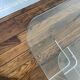 Table Basse en Verre et Plexi Vintage