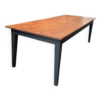 Solid oak farm table