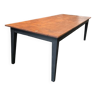 Solid oak farm table