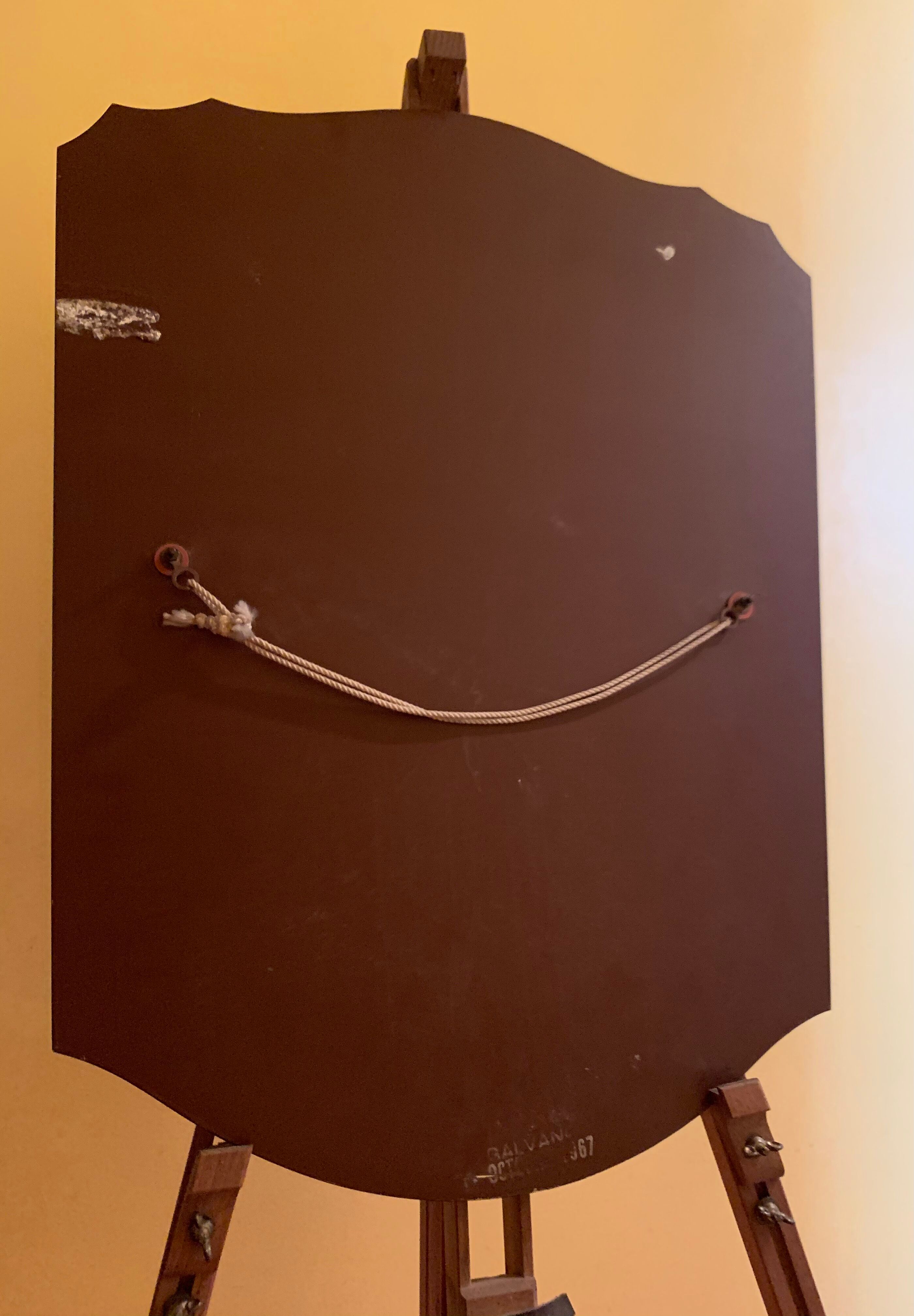 Mirror Art Deco bevelled year 1967