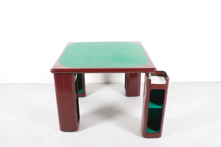 Game table 1970s by Pierluigi Molinari for Pozzi Milano
