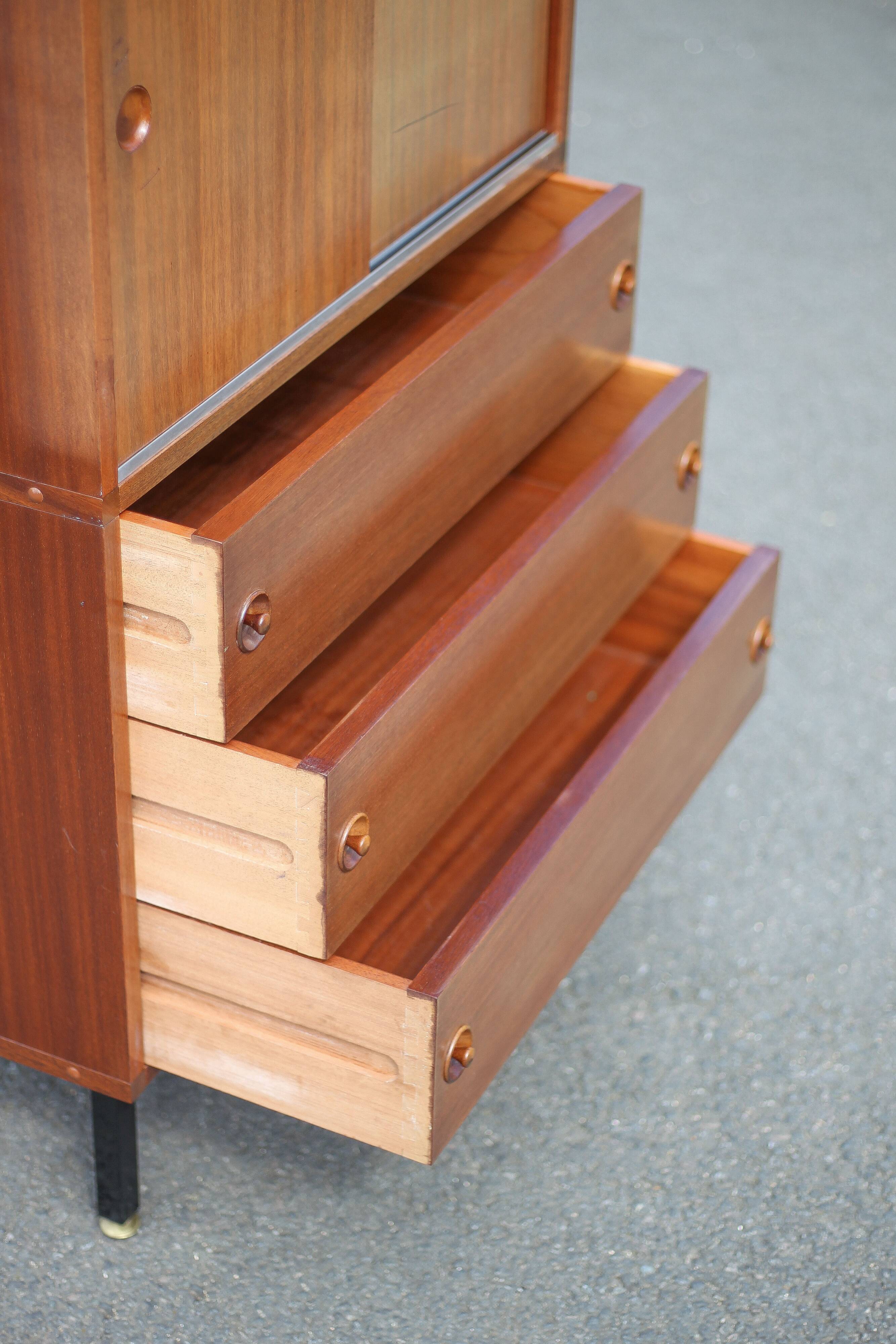 ARP Minvielle furniture, storage furniture with drawers, vintage furniture, interior decoration, 50's