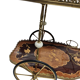 Marquetry service trolley