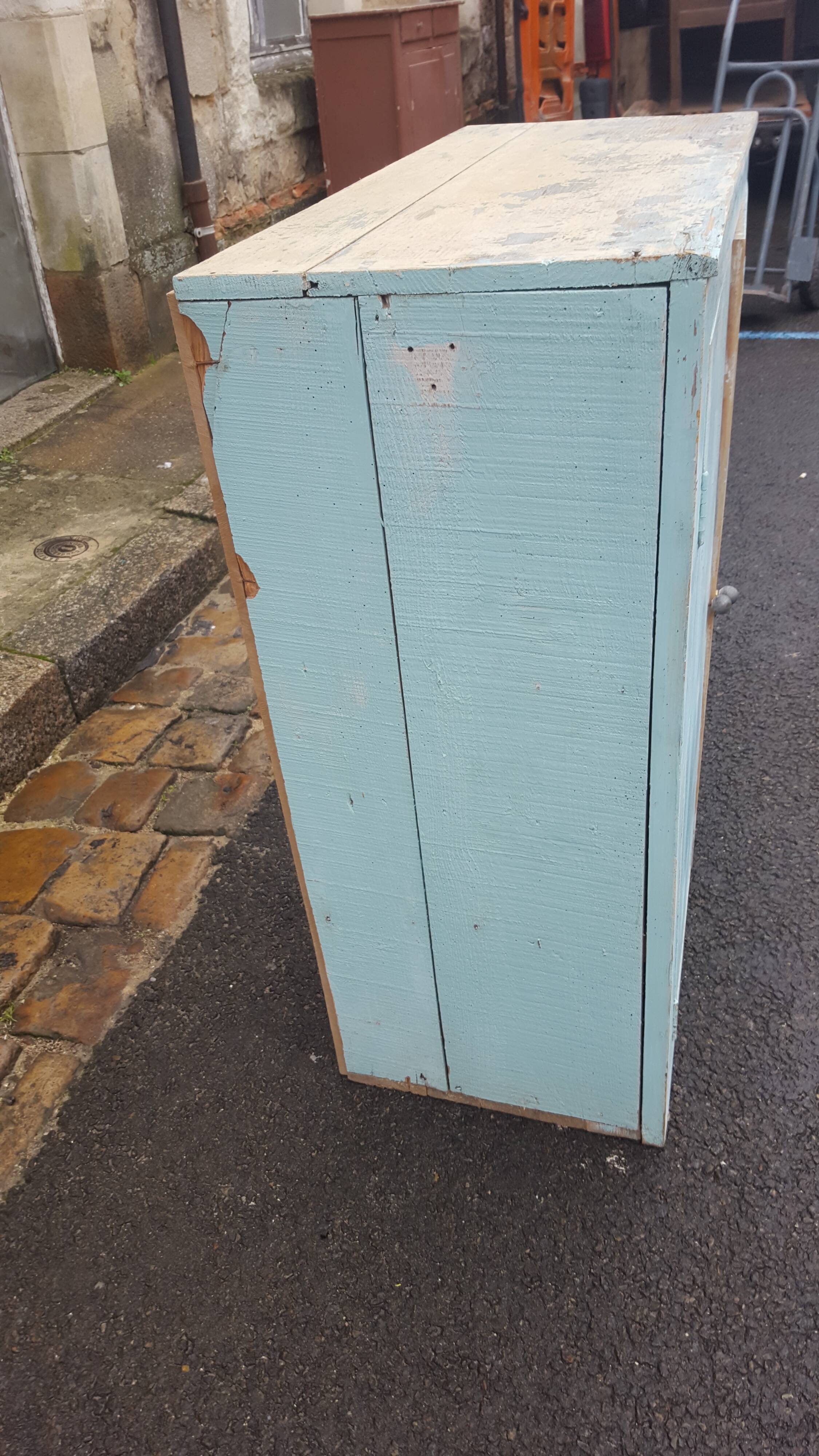 Low furniture buffet patina old