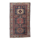 Antique Caucasian rug 215x126 cm Lesghi Star tribal Kazak rug large 2522