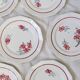Dinner plates x6, Ceranord, Semi French Porcelain from the late 1950s