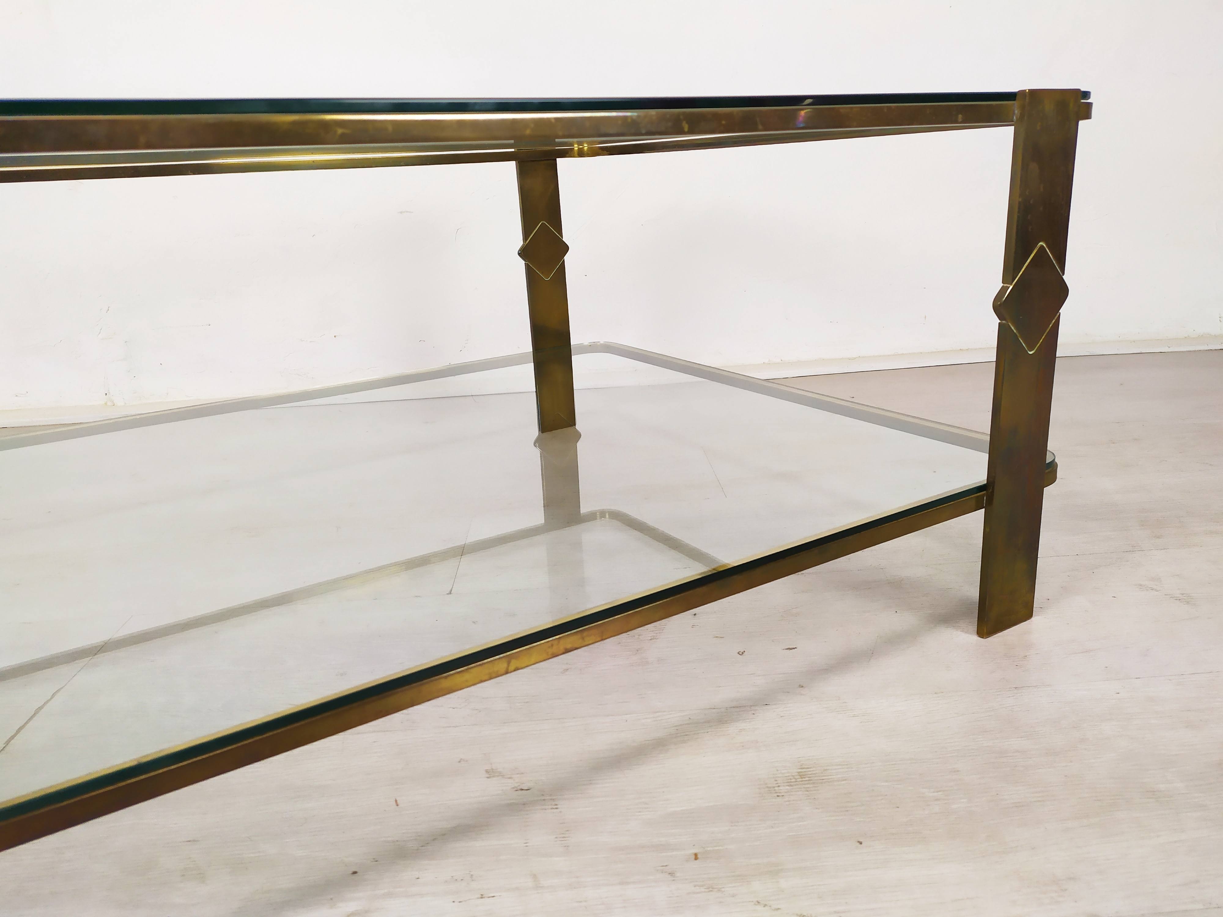 Coffee table bronze house malabert