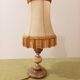 Table lamp in spelter and onyx