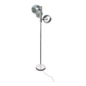 Vintage 1970s space age 3-light floor lamp